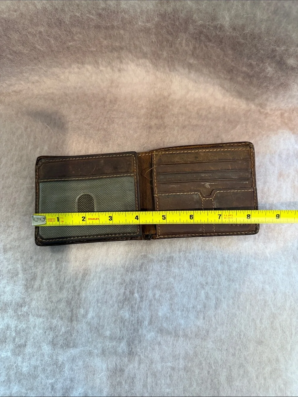 Fossil Brown Leather Bi-Fold Wallet